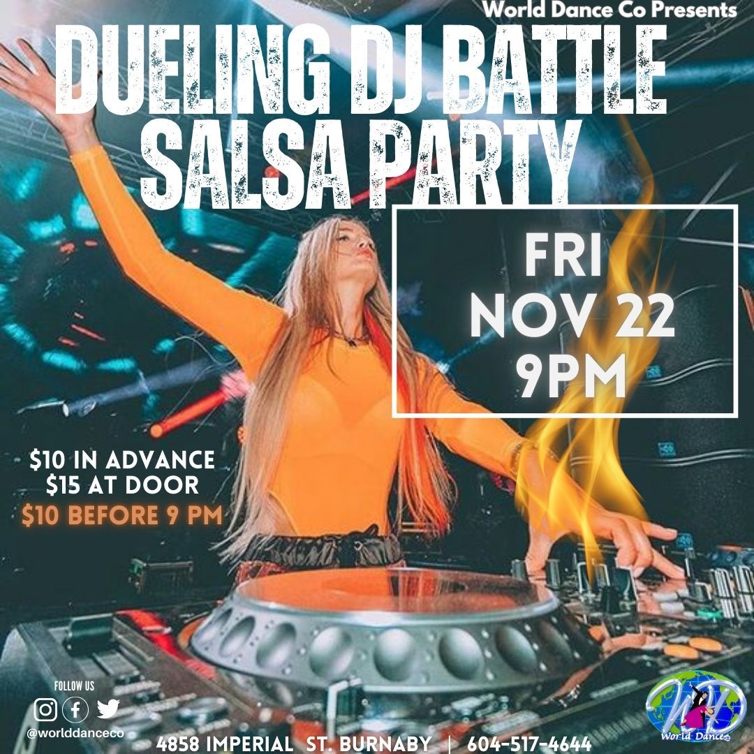 Dueling DJ Salsa Party