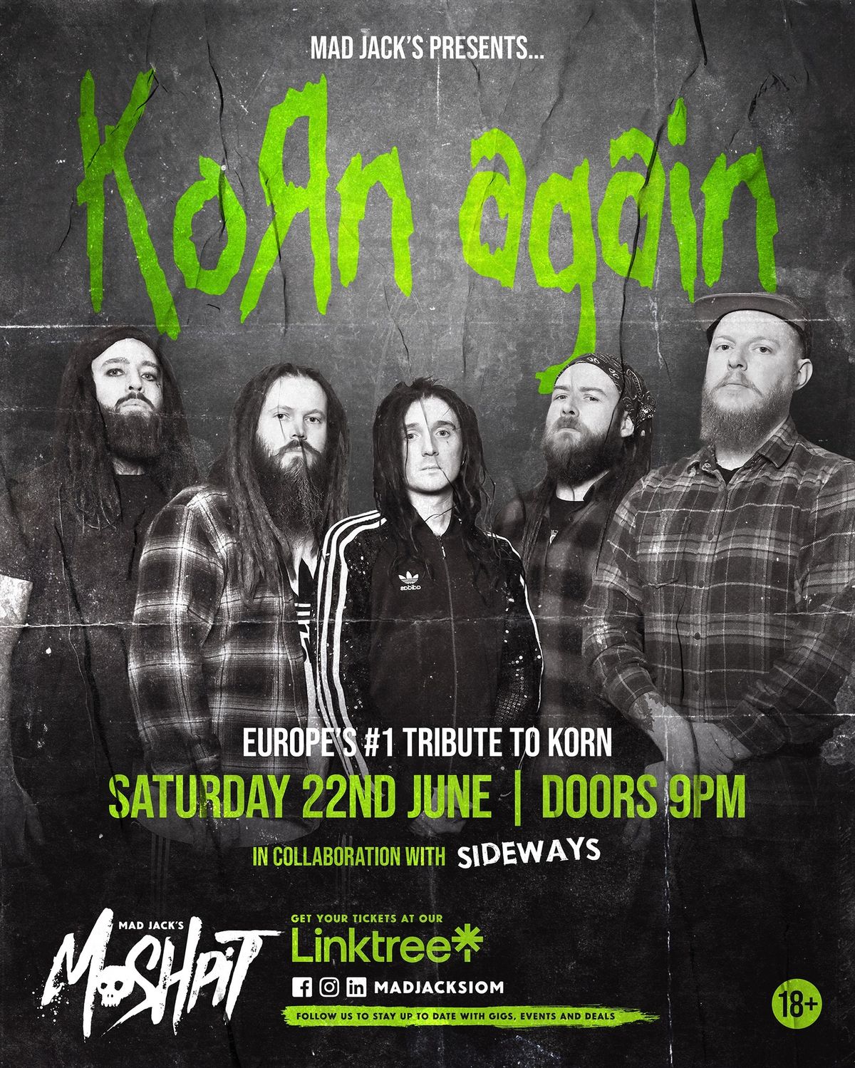 Korn Again live at Mad Jack's Isle of Man