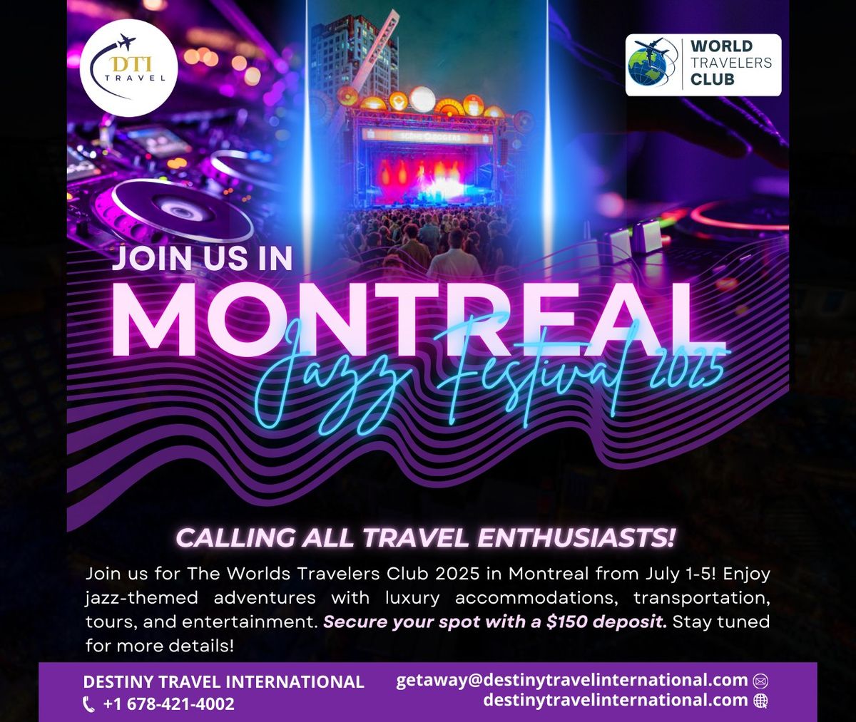 World Travelers Club 2025: Montreal