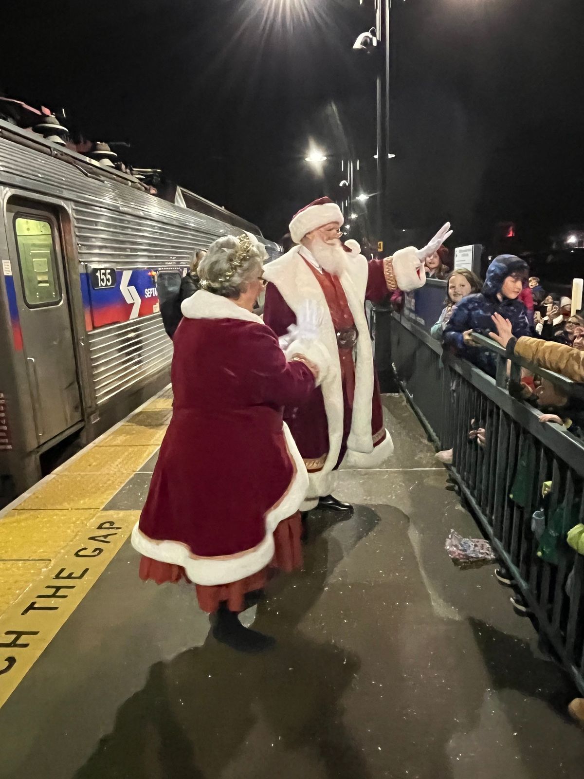 Santa By Train