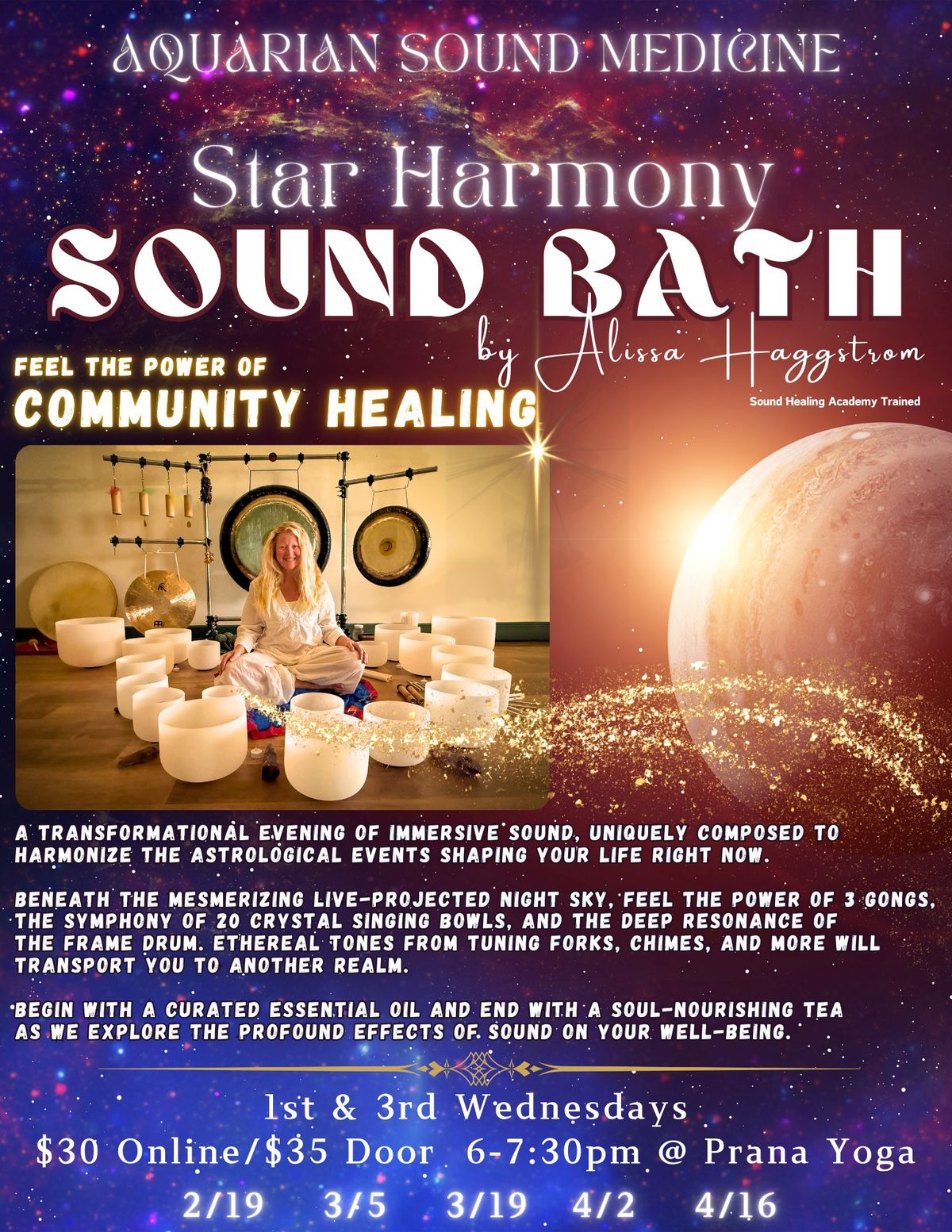 Star Harmony Sound Bath with Alissa