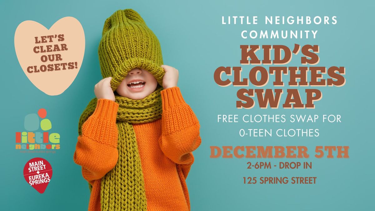 FREE KIDS CLOTHES SWAP