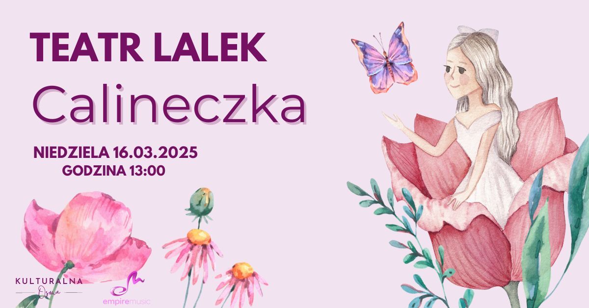 Teatr lalek - "Calineczka"