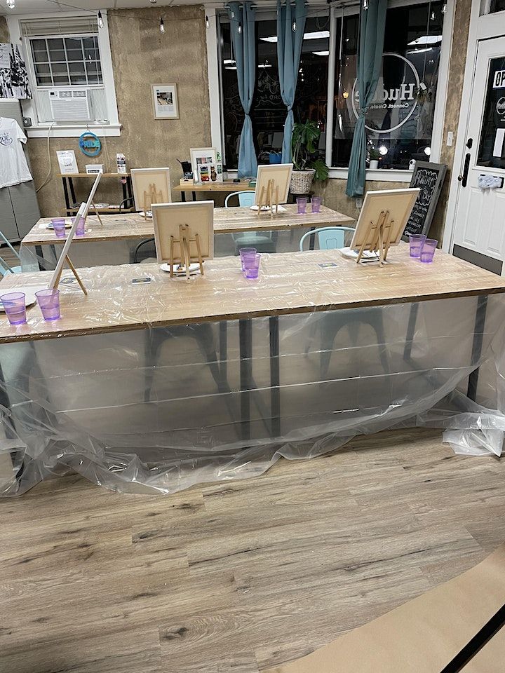 Paint and Sip with MK, The Huddle RI, Newport, 26 April 2023