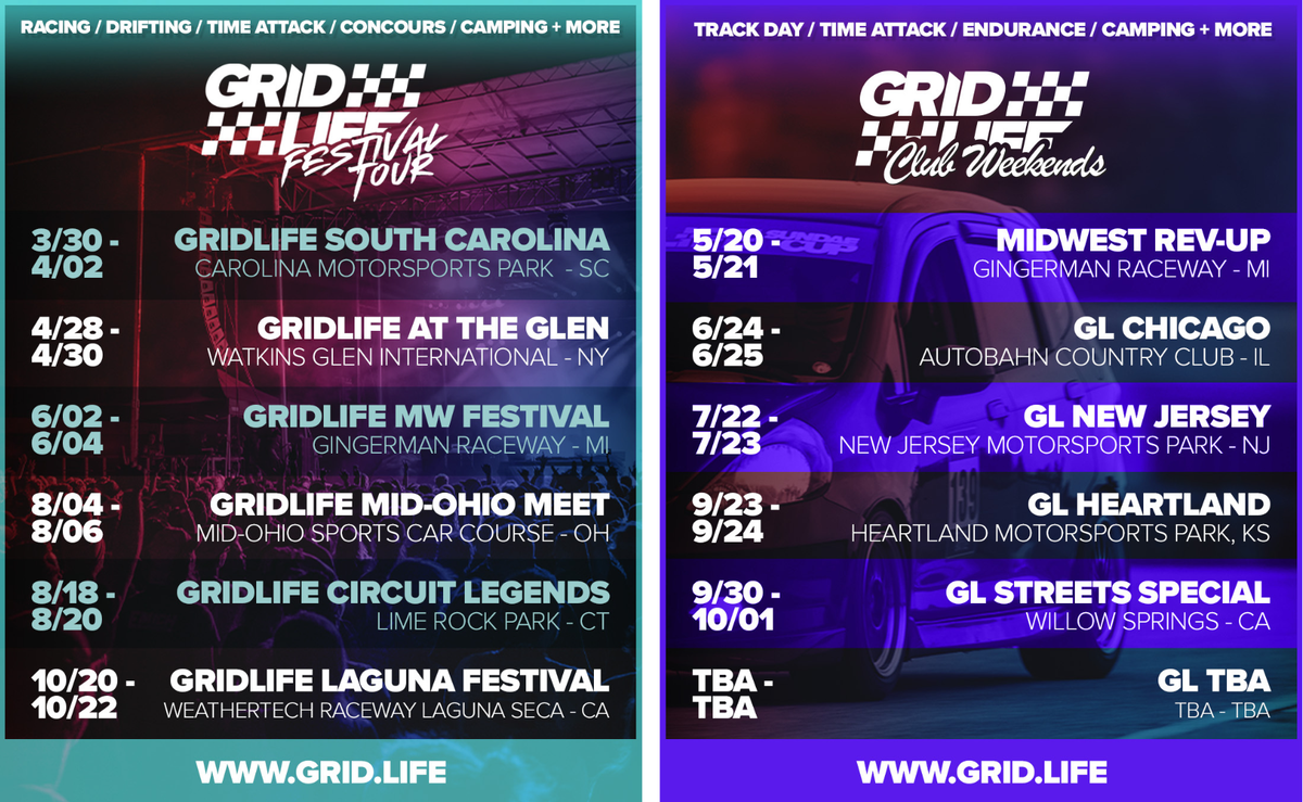 Parking Gridlife Laguna Festival - 3 Day Pass