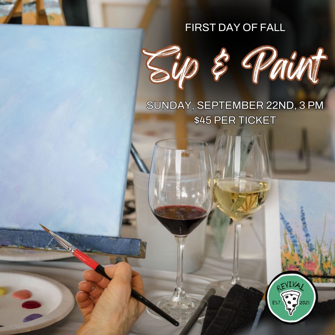 First Day of Fall Sip & Paint