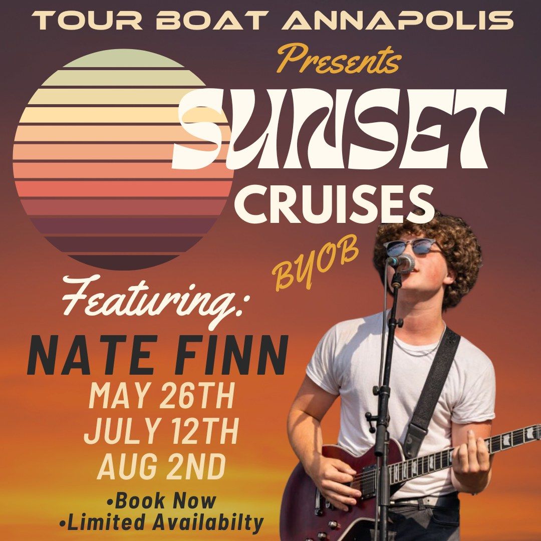 3hr Sunset Cruise w\/ Live Entertainment from: Nate Finn