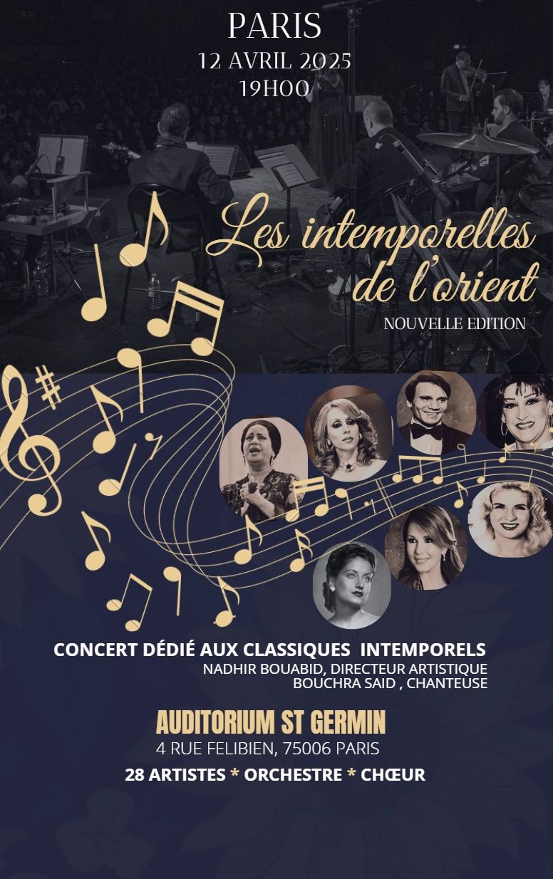 Concert Les Intemporelles de l\u2019Orient - Nouvelle \u00c9dition