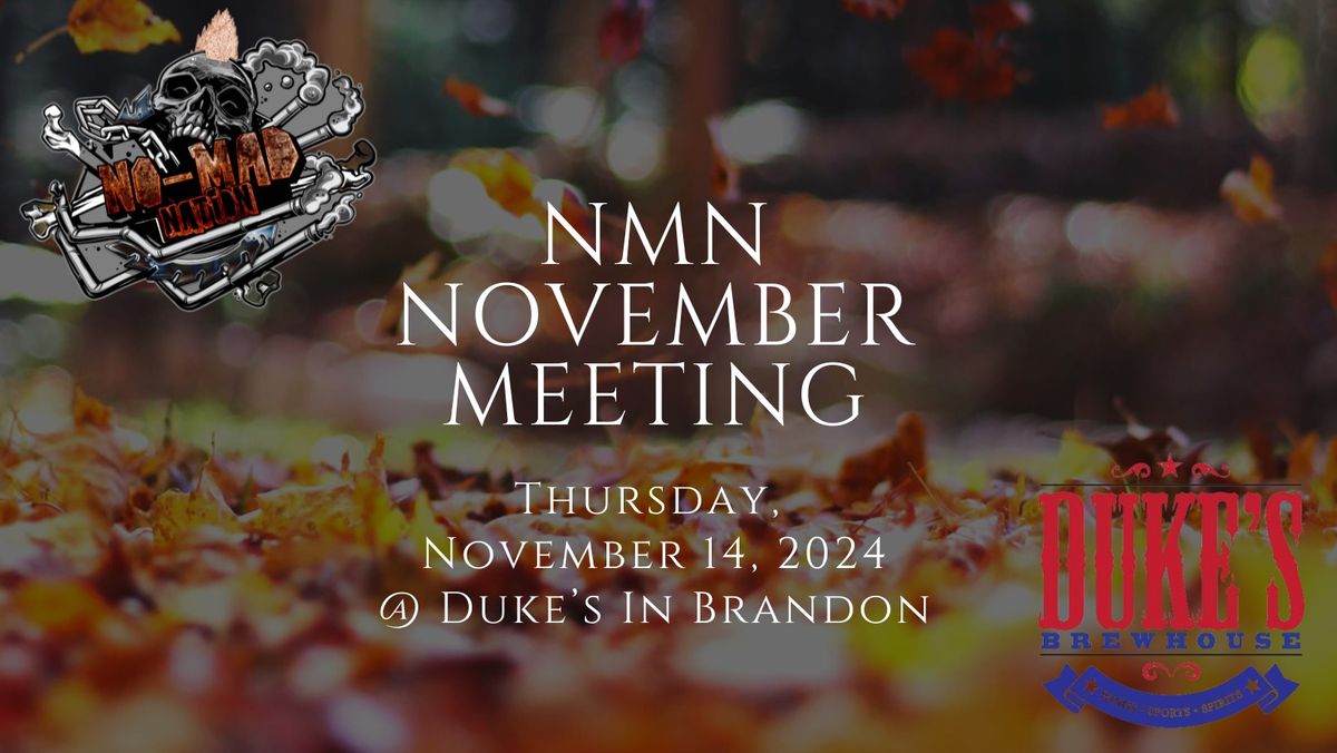 NMN November Meeting 