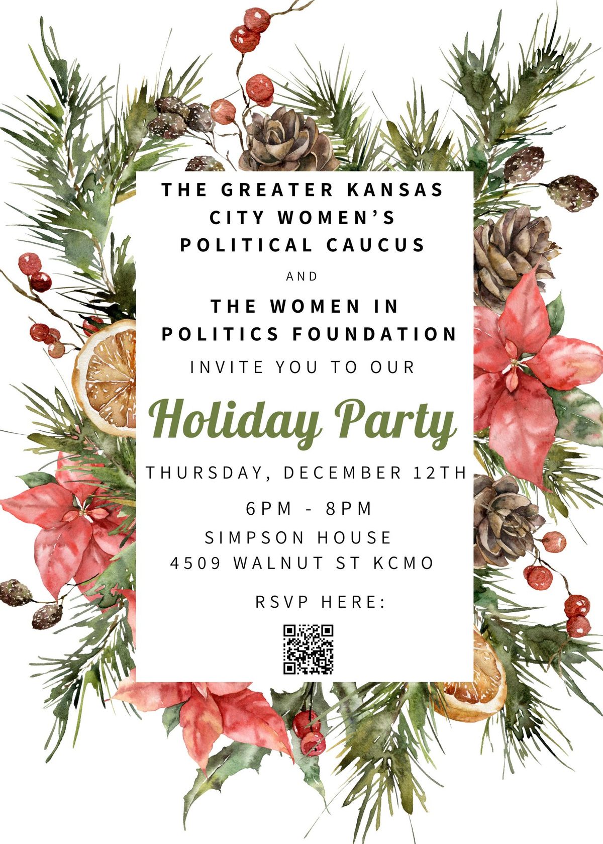 GKCWPC and WIP Foundation Holiday Party!