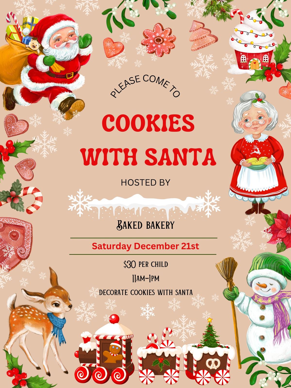 Cookies with Santa