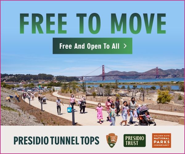 SF Chi O walk\/ explore Presidio Tunnel Top
