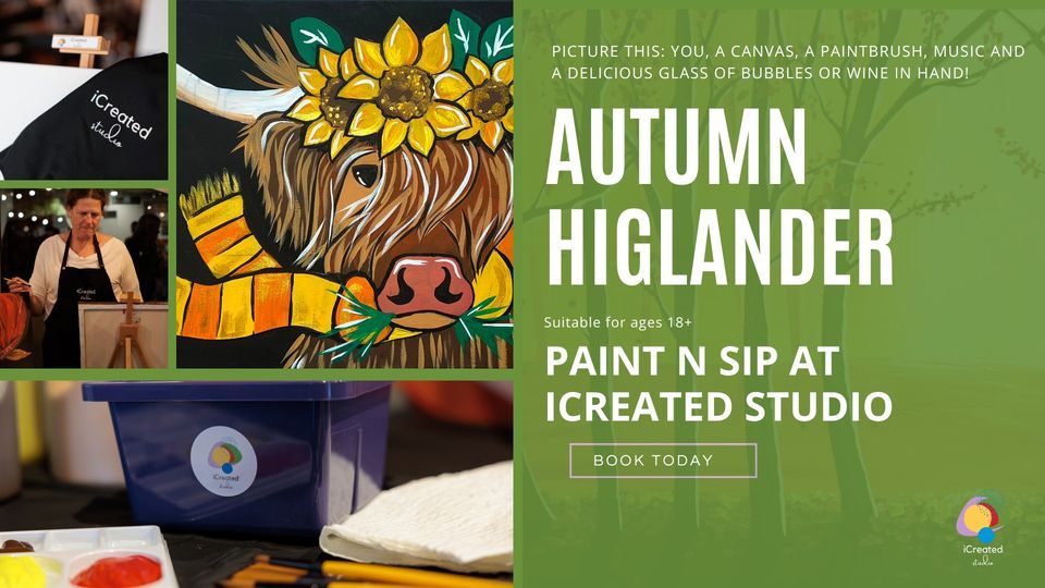 Studio - Paint n Sip - Autumn Highlander