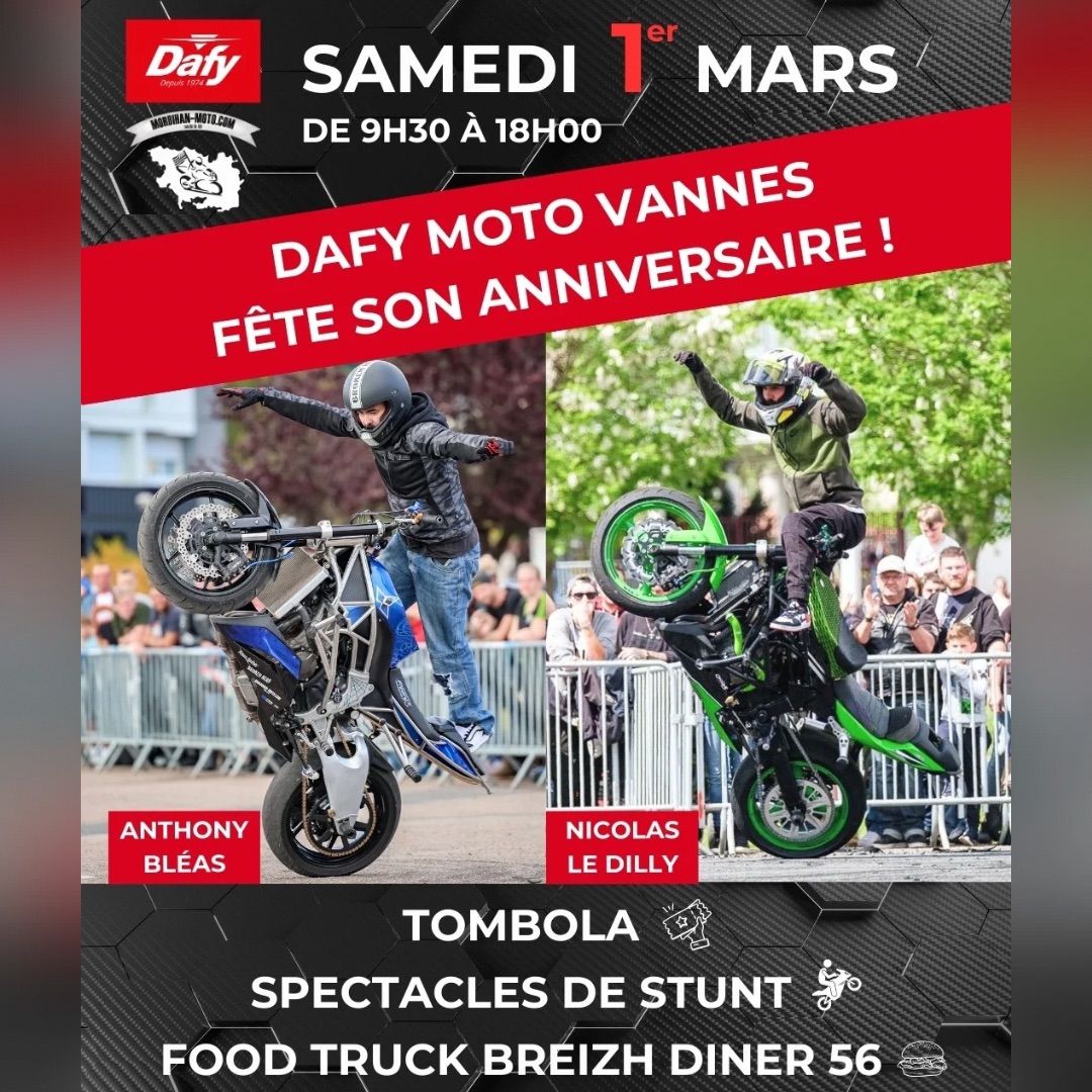 ANNIVERSAIRE DAFY MOTO VANNES \ud83c\udf82