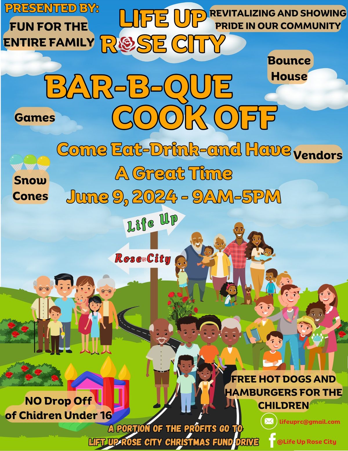 Bar-B-Que Cook Off and Community Event Presented by Life Up Rose City