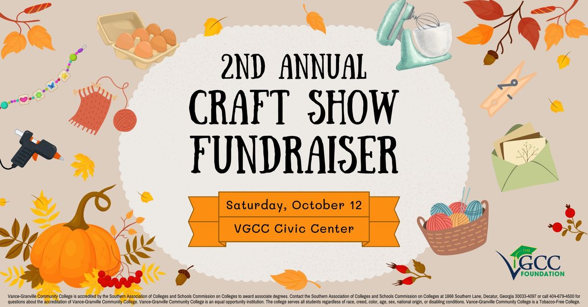 2nd Annual VGCCF Fill the Pantry Craft Show \ud83e\uddf6\ud83d\udc9a