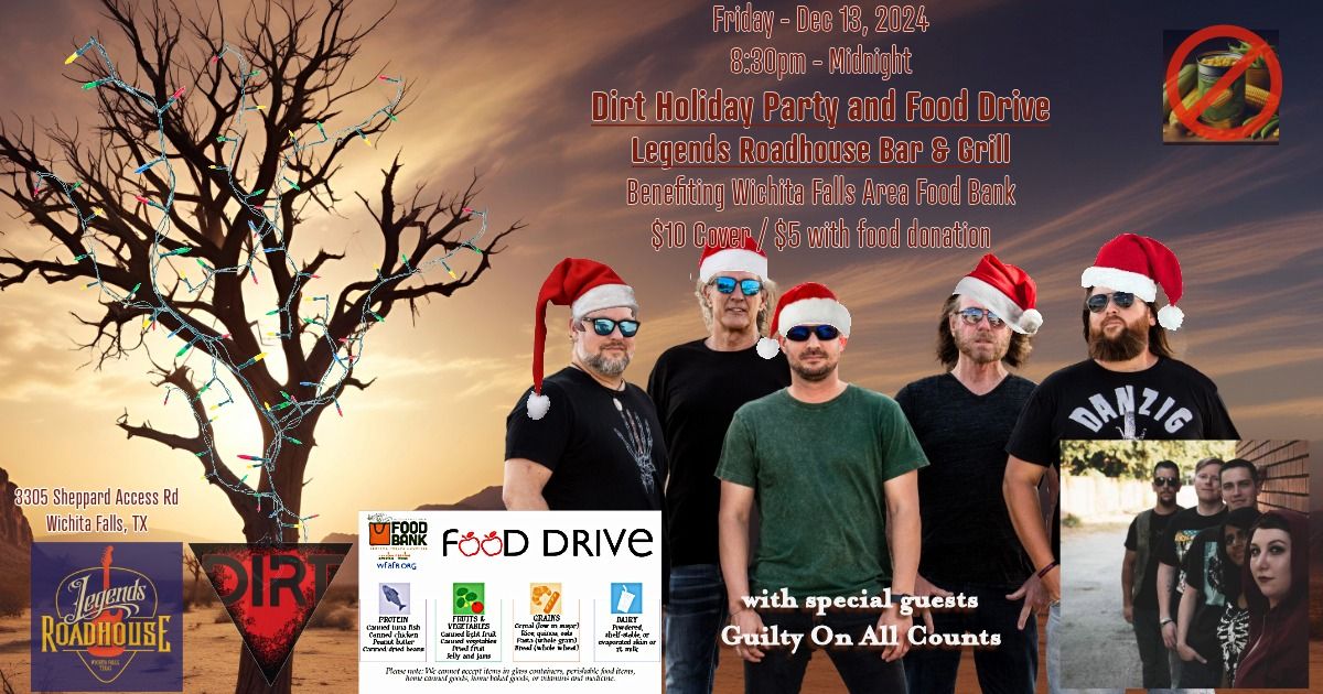 Dirt Holiday Party and Food Drive