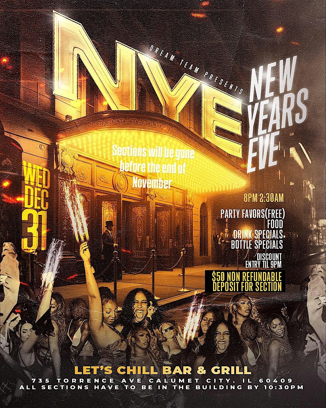 New Years Eve With The Dream Team and Friends