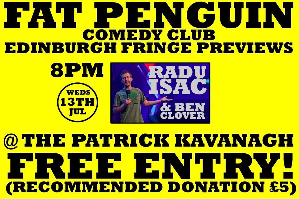 RADU ISAC & BEN CLOVER Edinburgh Fringe Previews
