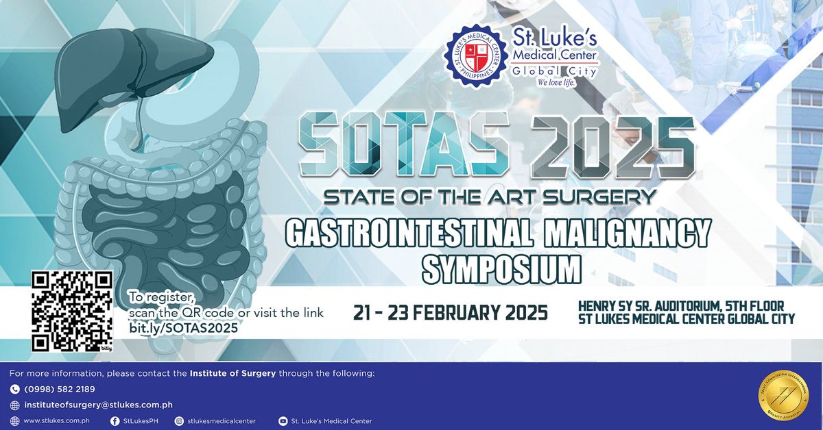 tate of the Art Surgery Symposium 2025: Gastrointestinal Malignancy