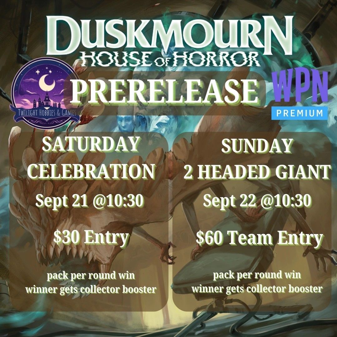 Duskmourn Pre-release