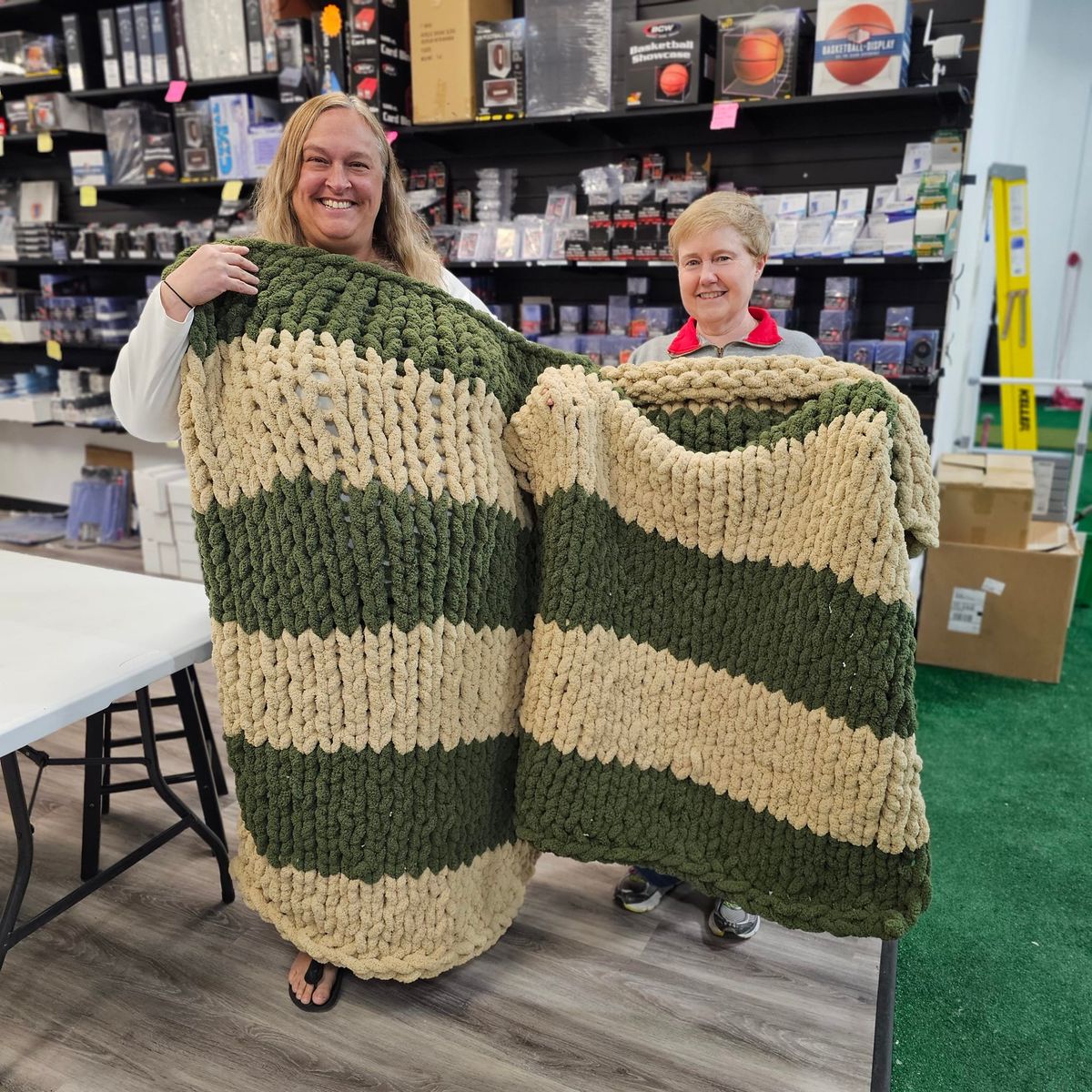 \ud83d\ude1e Oct 12th WICHITA Chunky knit blanket workshop