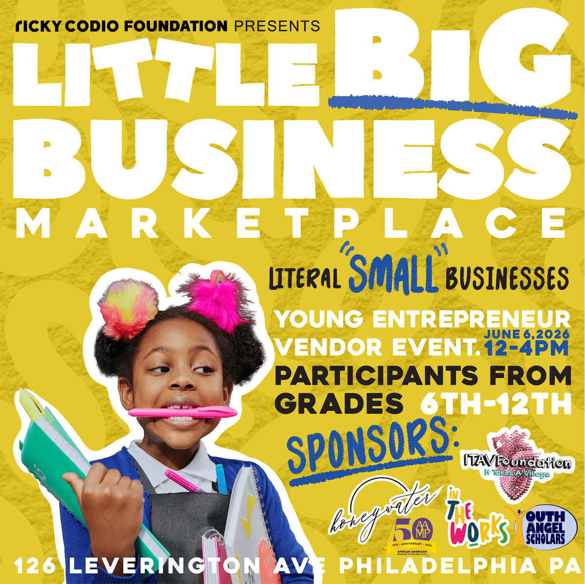 Little Big Business Marketplace: Young Entrepreneur Vendor Event