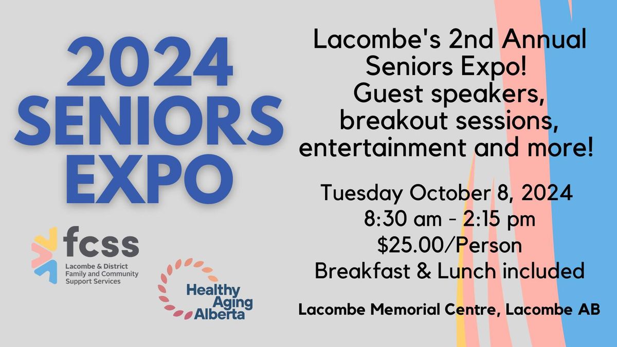 2024 Seniors Expo, Lacombe Memorial Center, 8 October 2024