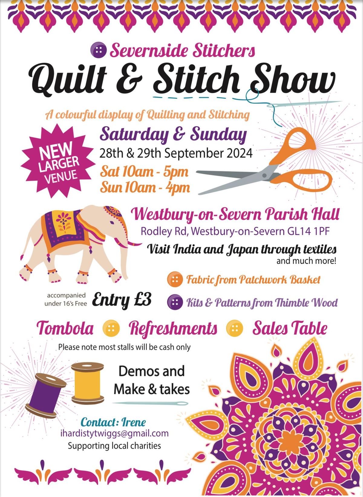 Quilt & Stitch Show by the Severnside Stitchers! Day 2