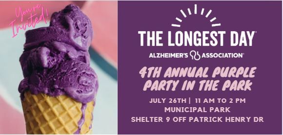 4th Annual Purple Party in the Park