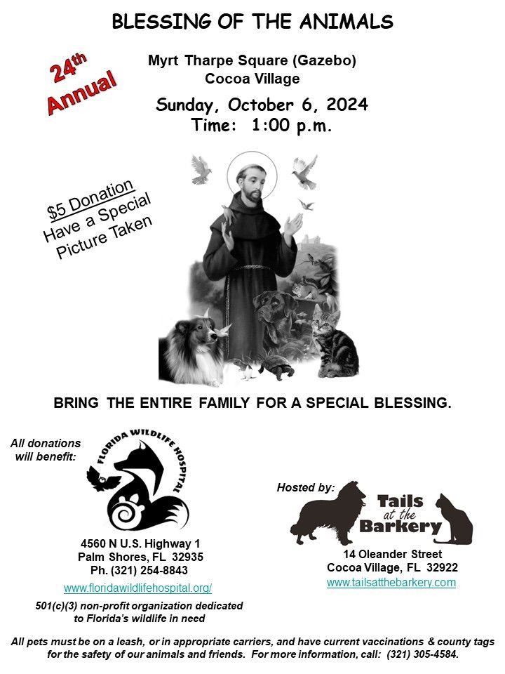 24th Annual Blessing Of The Animals