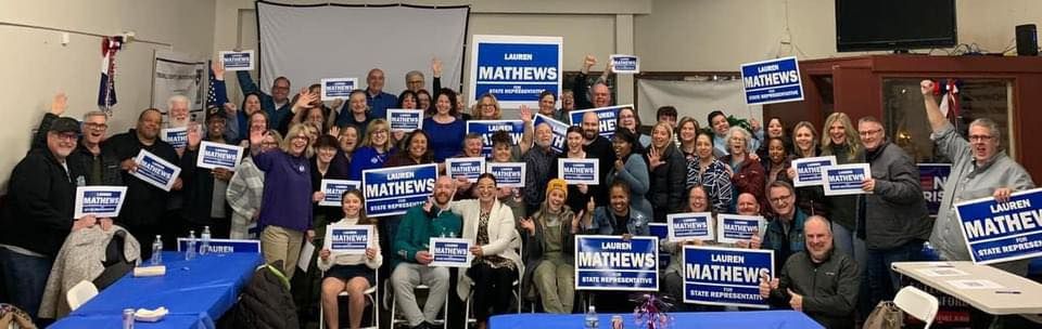 Lauren Mathews for State Rep. Early Voting with Friends, Supporters and Family Early Voting