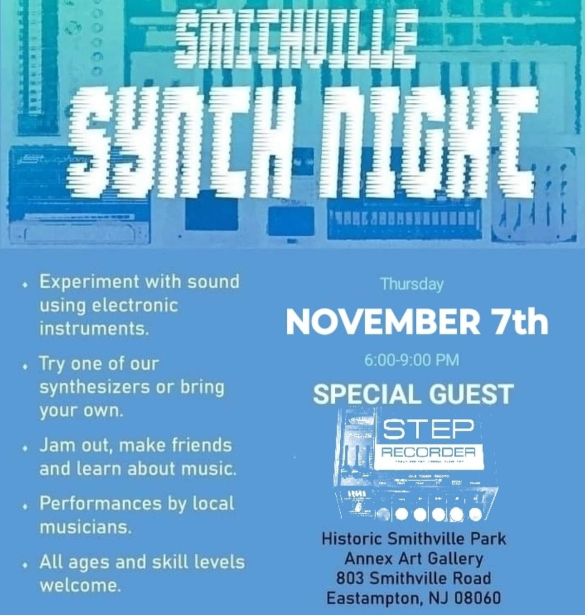 Smithville Synth Night - Step Recorder 