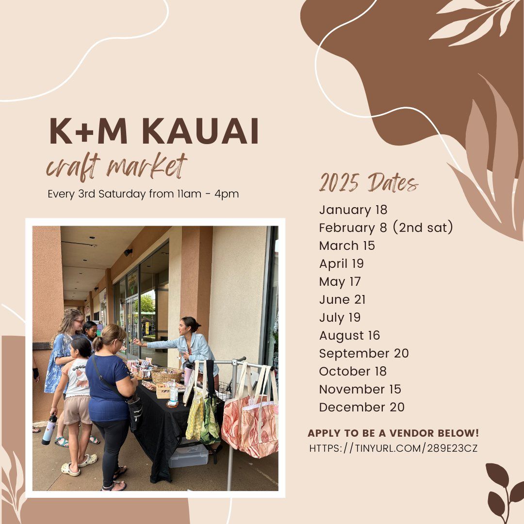 K+M KAUAI craft market