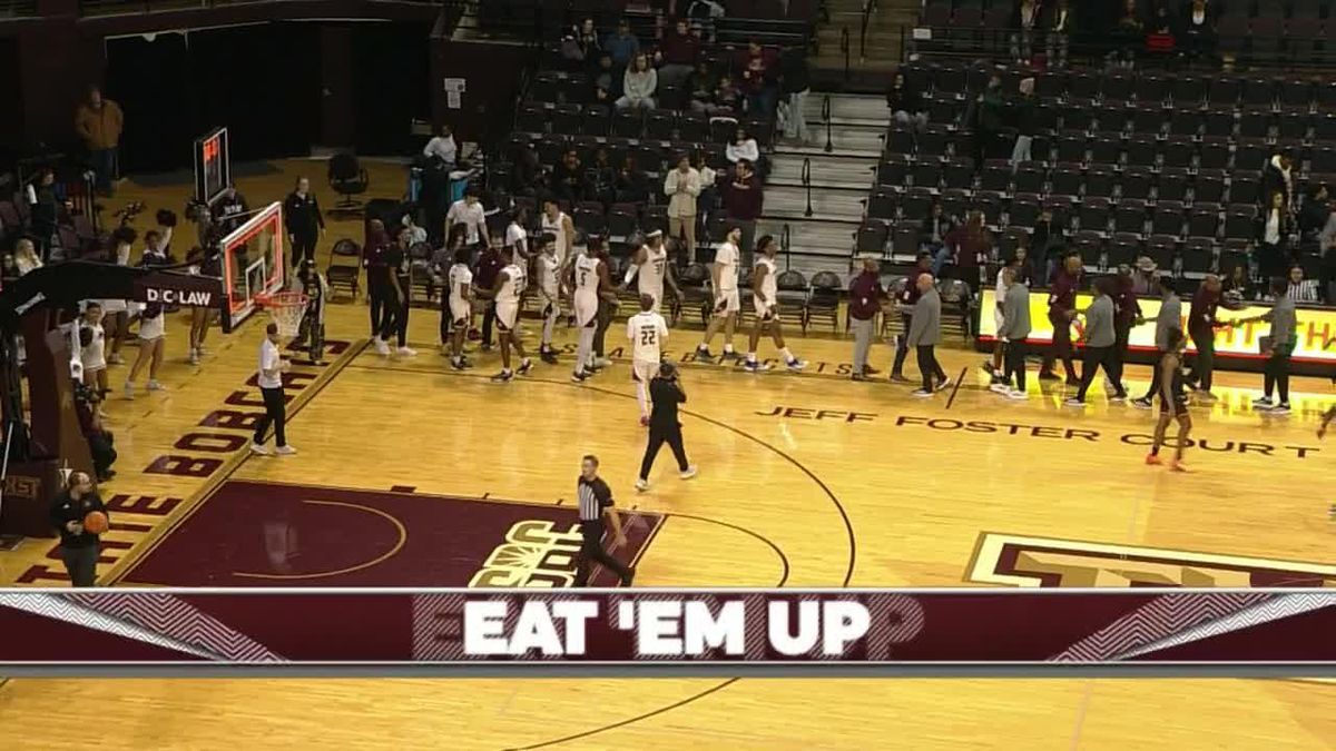 Louisiana Monroe Warhawks at Texas State San Marcos Bobcats Mens Basketball at Strahan Arena at the University Events Center