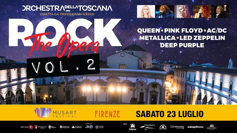 Rock The Opera Vol.2 a Firenze | MusArt Festival 2022