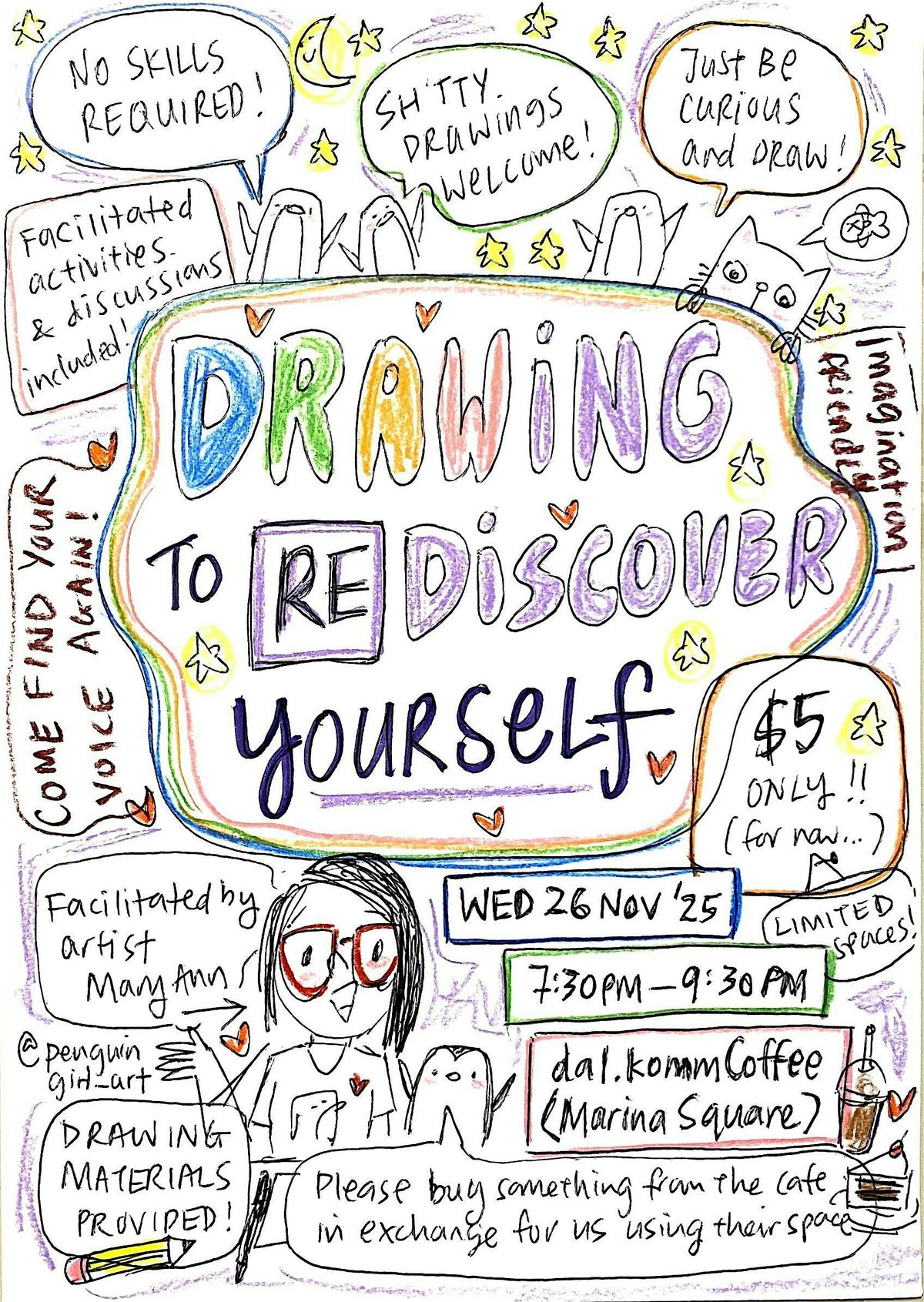 Creatives Anonymous: Drawing to (Re)Discover Yourself!