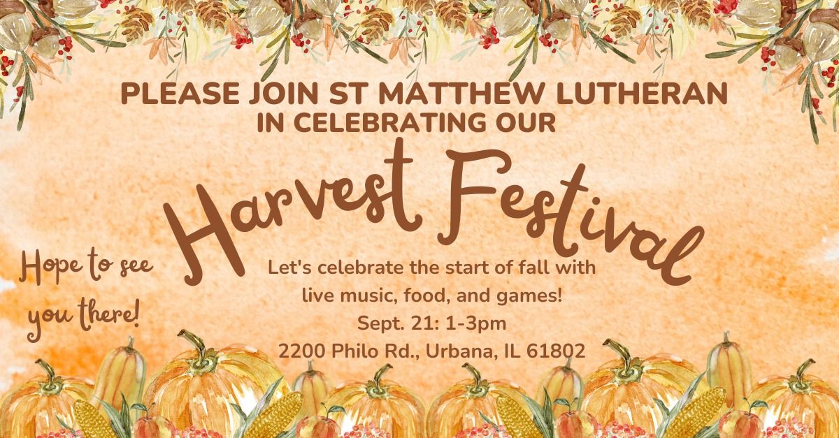 Harvest Festival at St. Matthew Lutheran Church