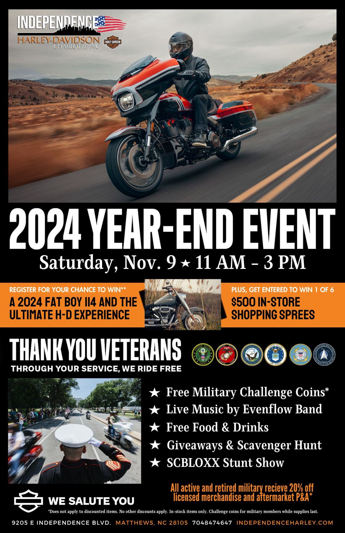 Year End Event - Military Appreciation 