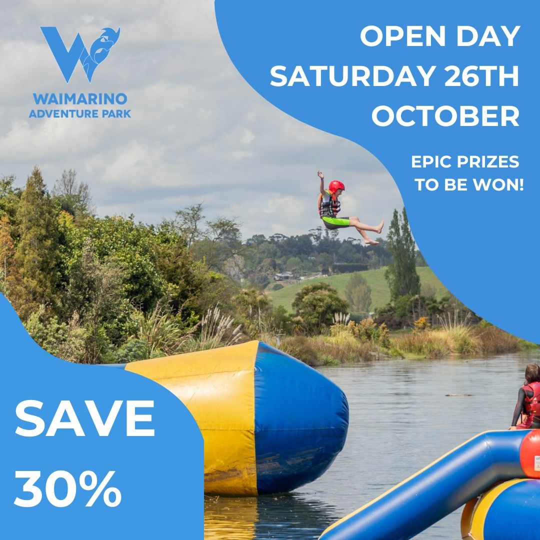 OPEN DAY! Waimarino Adventure Park