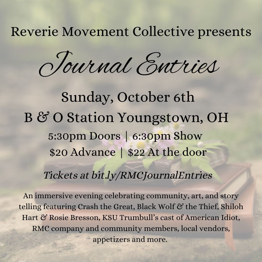 Reverie Movement Collective presents Journal Entries 