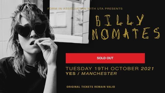 SOLD OUT: Billy Nomates, live at YES - Manchester