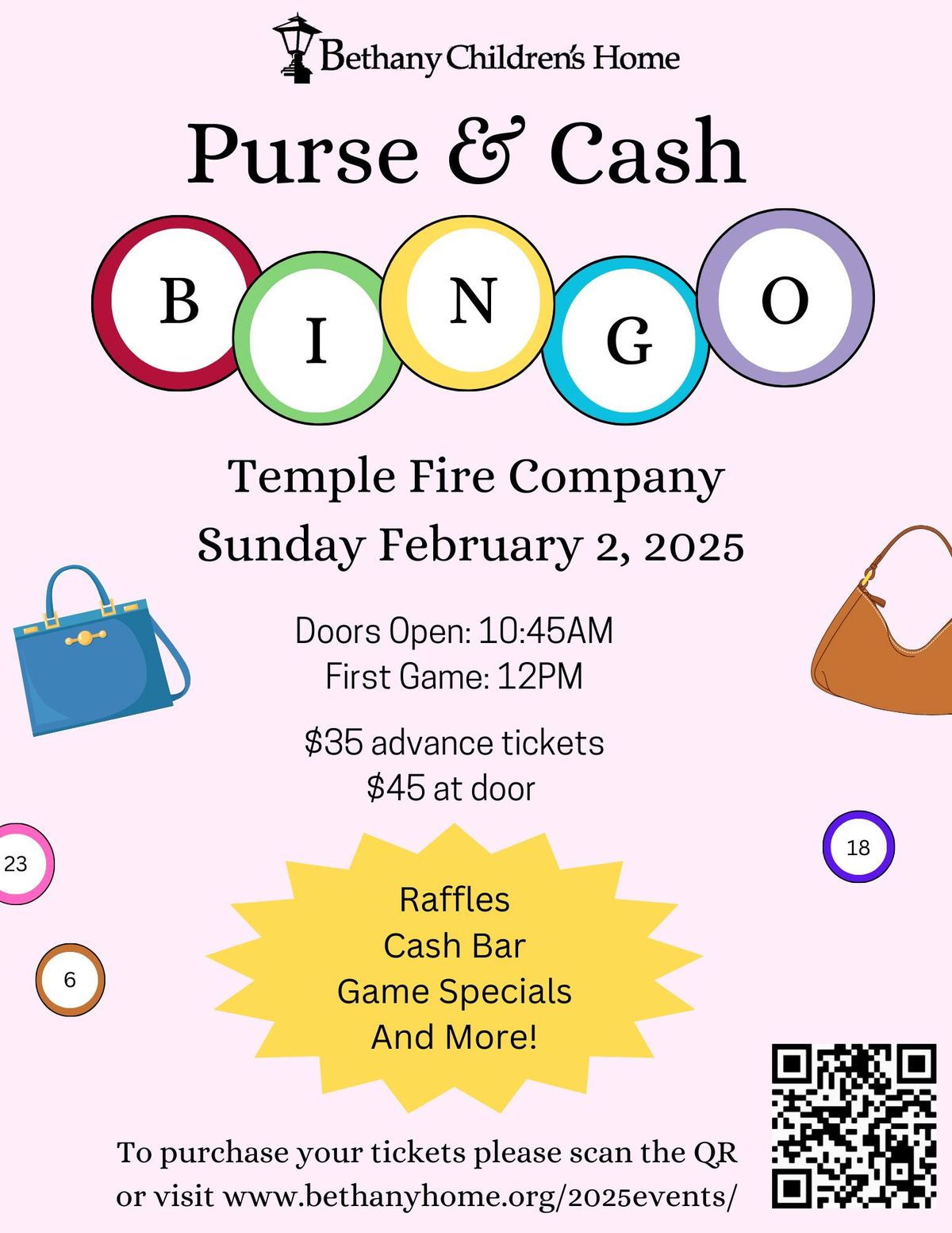 Purse\/Cash Bingo 