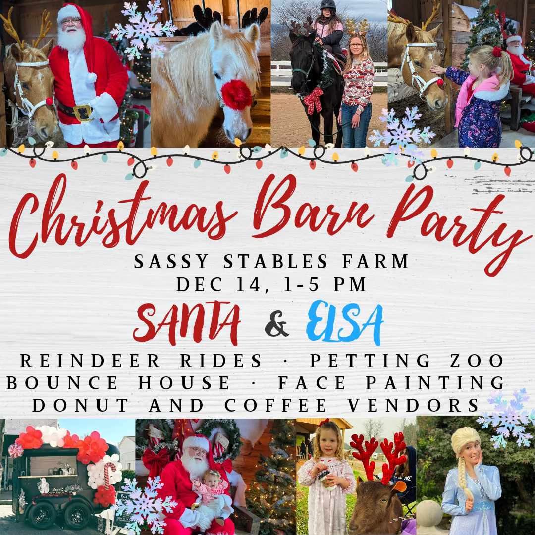 Sassy Christmas Barn Party