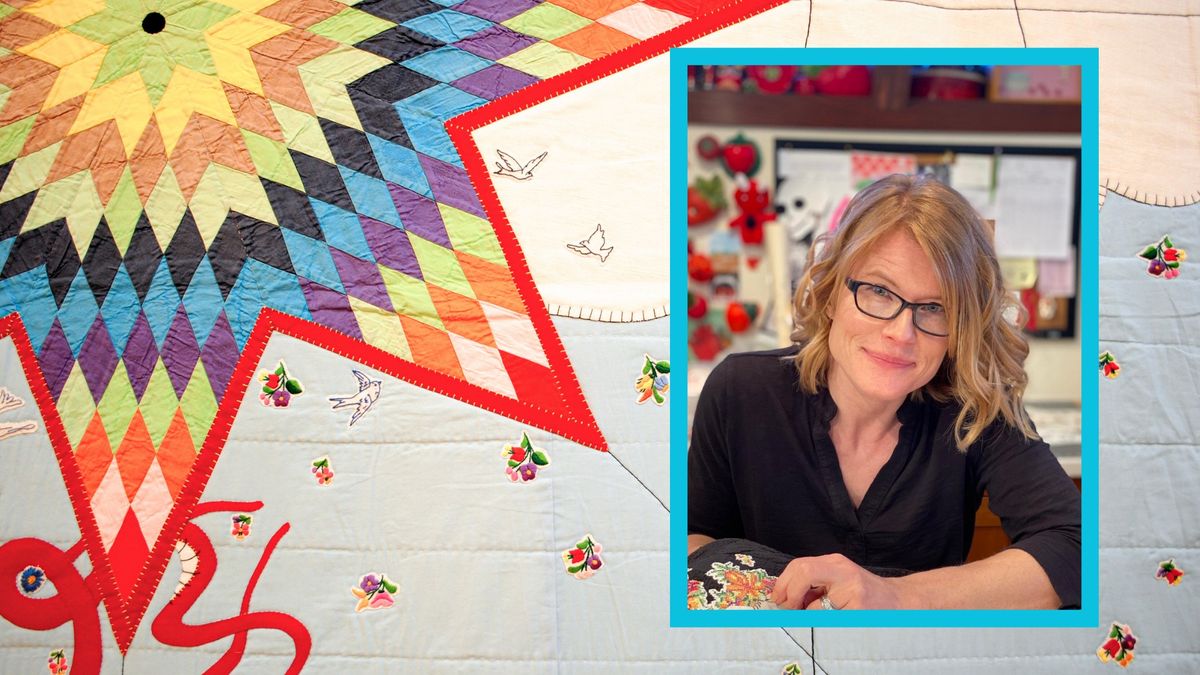 Workshop: Art Quilts with Maggy Rozycki Hiltner: Intuitive Raw-Edge Appliqu\u00e9 and Embroidery Collage