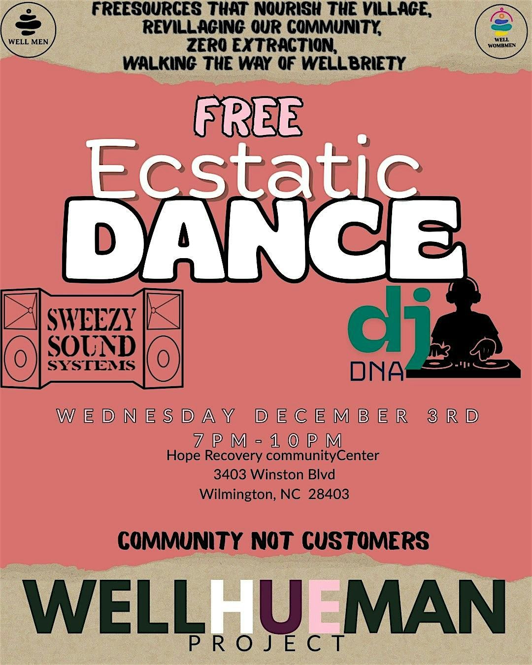 Free Ecstatic Dance by WHP
