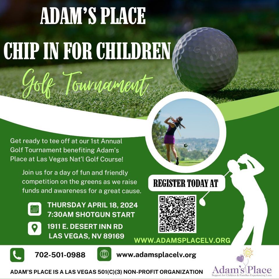 Adam's Place- Chip In For Children Golf Tournament
