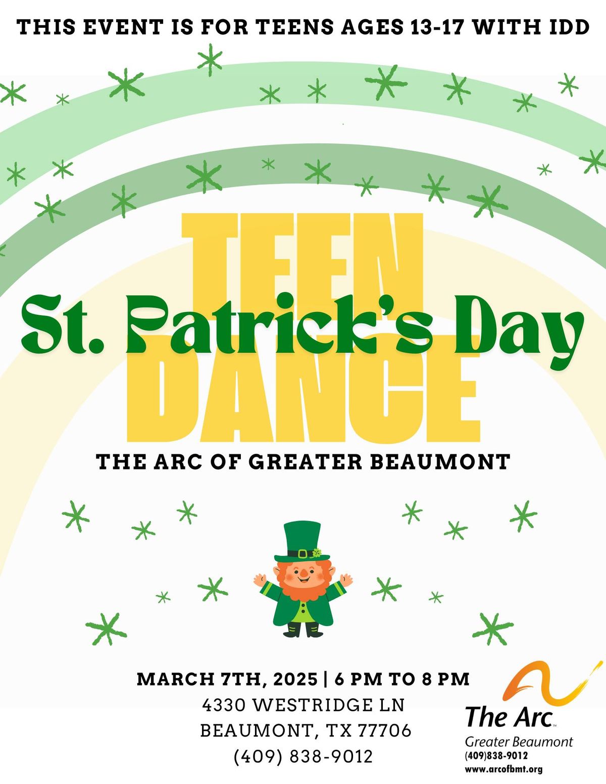 St. Patrick's Day Teen Dance