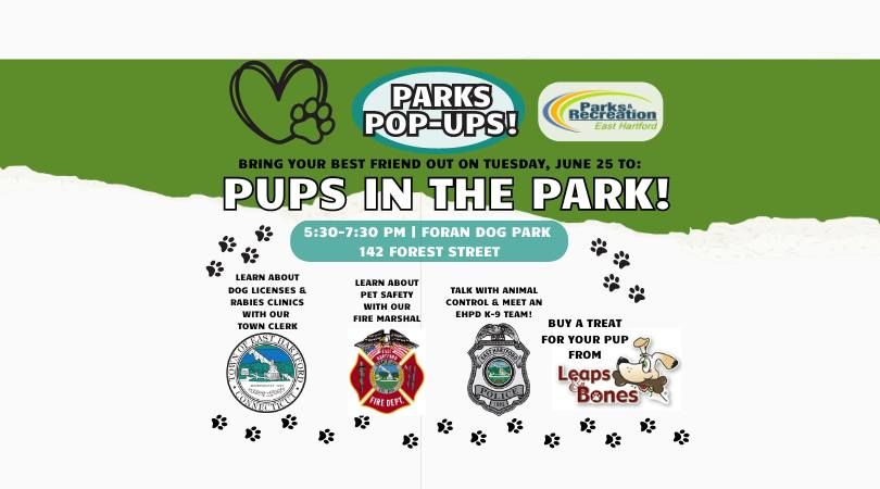 Parks Pop-Ups! Pups in the Park 