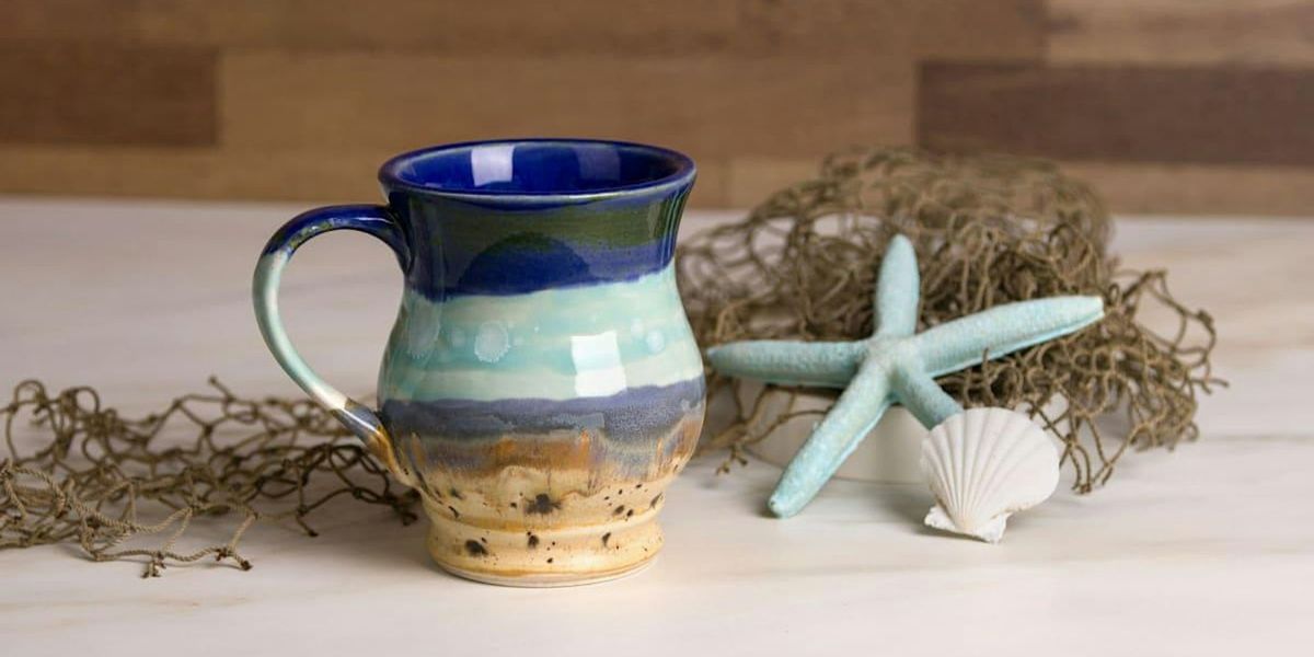 Stoneware Mug Glazing Class - Paint and Sip